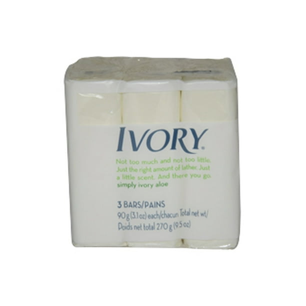 Simply Ivory Aloe Bath Bar by Ivory, 3 Count - Walmart.com