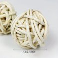 thumbnail image 3 of 4pcs Small Animals Play Balls, Chew Grass Balls Rolling Chew Toys For Bunny, Rabbit, Guinea Pigs, Hamsters, Gerbils, Pet Cage Entertainment Accessories (2.75 Inch), 3 of 4