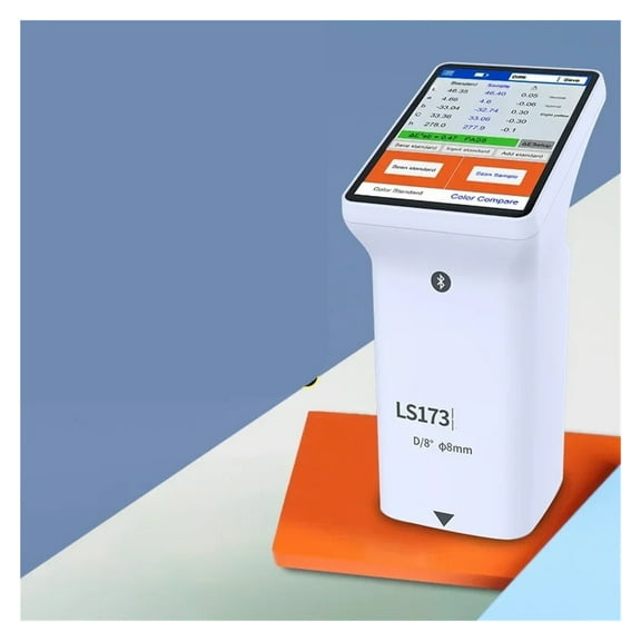 Portable Digital Colorimeter High Precision Handheld Color Meter for Measuring Paints Plastics Color