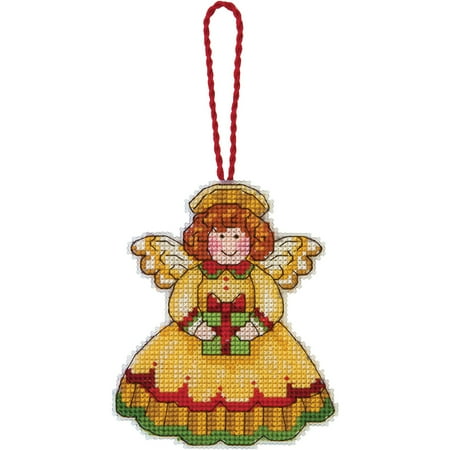 Susan Winget Angel Ornament Counted Cross Stitch Kit, 3-1/4
