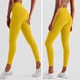 thumbnail image 4 of Pantalones de yoga de cintura alta anti-sentadillas para mujer, hermosos pantalones de glúteos con cintura alta, pantalones deportivos de fitness para levantar glúteos 610, 4 of 6