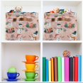 thumbnail image 6 of Yayeee Canvas Storage Basket with Handles for Shelves Fabric Bins Closet Organizer, Christmas Snowman, 6 of 8