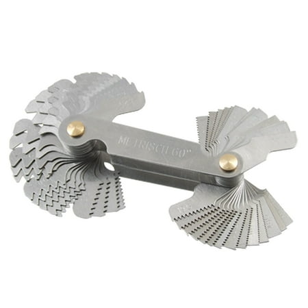 Metric Whitworth Screw Pitch Gauge Measurement Tool