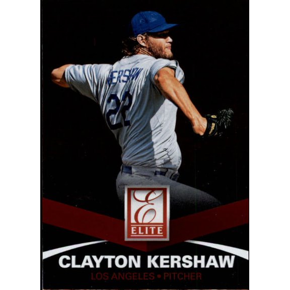 Collectible 2015 Elite #35 Clayton Kershaw Baseball Trading Card