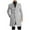 Gray, variant on Men's Casual Trench Coat Slim Fit Notched Collar Long Jacket Overcoat Single Breasted Pea Coat wih Pockets