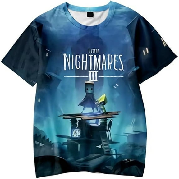 Hot Selling Game "Little Nightmares 3" Merch T-shirt Unisex Fashion 3D Short-sleeved Top