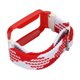 thumbnail image 3 of Correa de reloj trenzada de nailon elástico con funda protectora, accesorio apto para Mi Band 7 Pro, funda roja, blanca y roja, 3 of 14