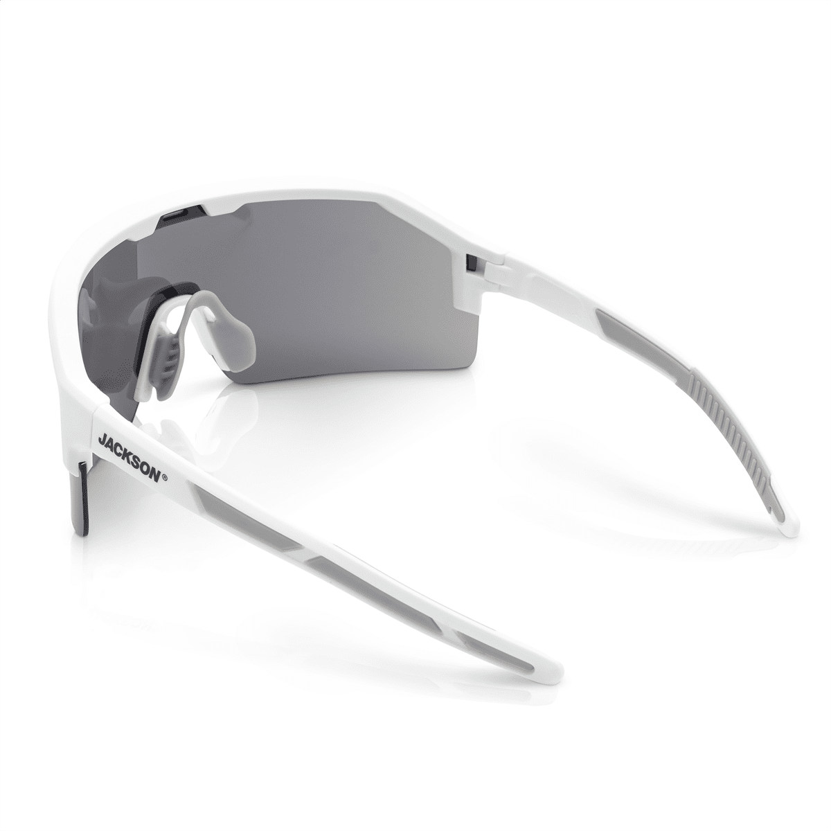 Jackson Safety Safety Glasses - MAXVIEW+ Series - Smoke Lens - White Frame - STA-CLEAR Anti-Fog