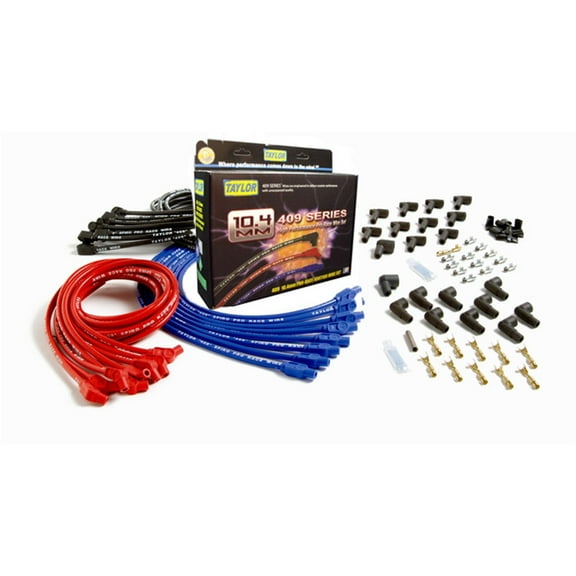 Taylor Cable 79032 409 Spiro Pro 10.4Mm Ignition Wire Set Fits select: 1970 CHEVROLET MALIBU, 1970 CHEVROLET NOVA