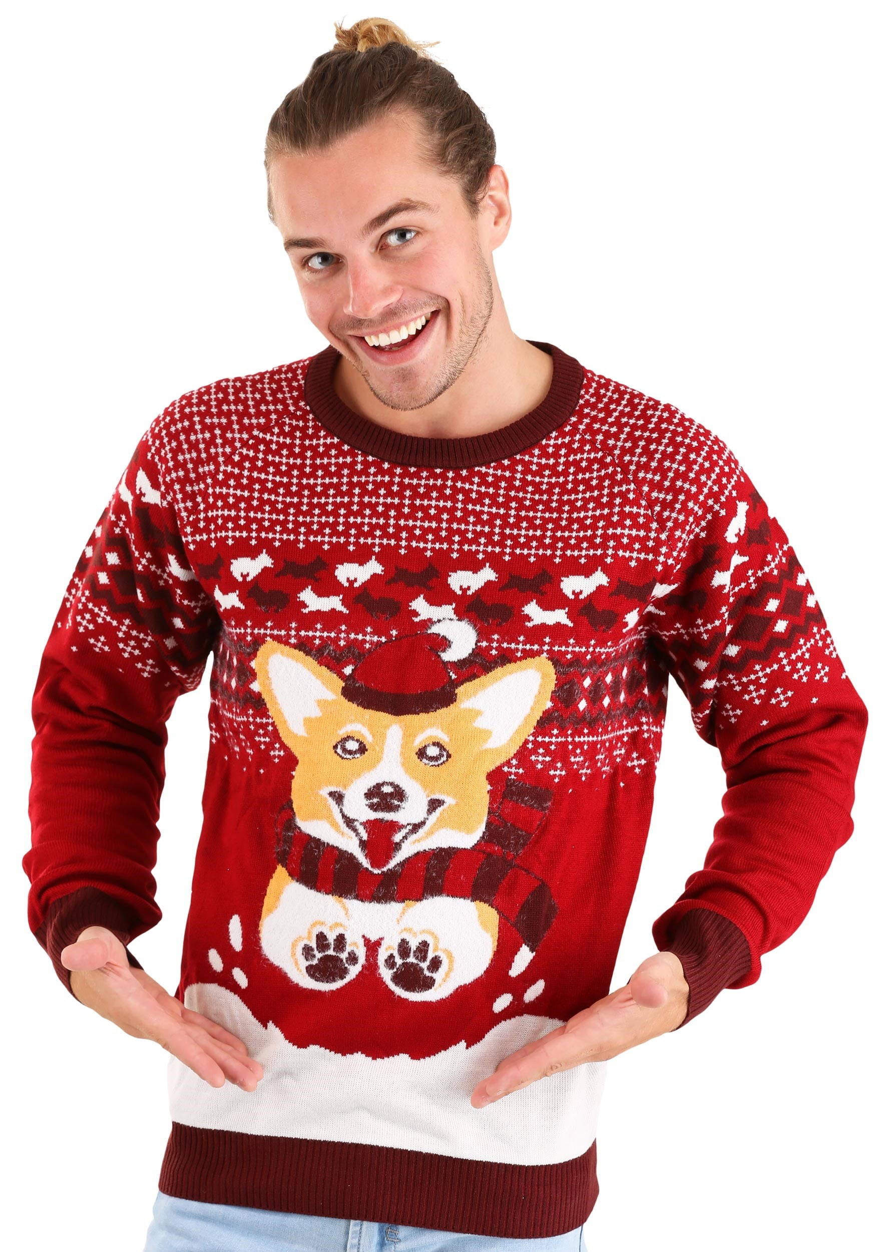 corgi christmas pants