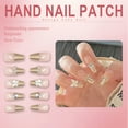 thumbnail image 5 of RAGUPEL 24Pcs Glue on Nails for Women,Rhinestone-Studded Press on Nails Coffin,3D Butterfly Design Presson Nails for Women,Cute Nails for Photoshoots,Stage Or Red Carpet,Style2, 5 of 7
