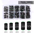 thumbnail image 4 of 100/150 Pcs/set Fishing Sinker Weights Adjustable Double Core Lead Weight with Scale, 4 of 7