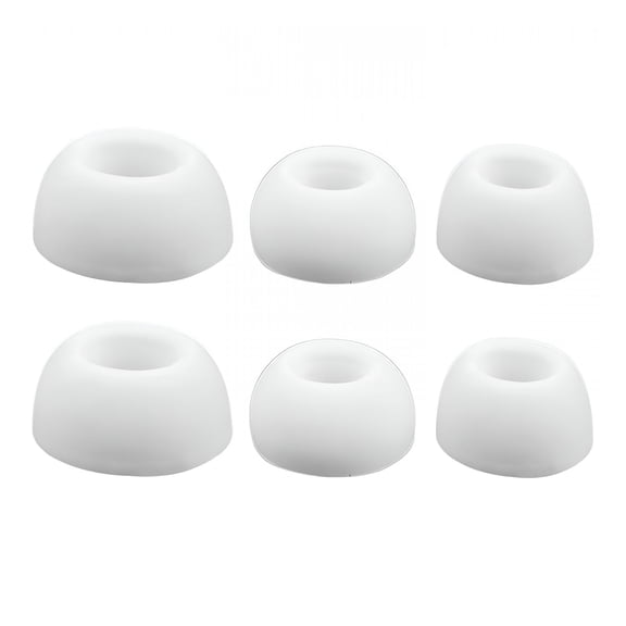 GJX Silicone Memory Foam Ear Tips for AirPods 3, 3 Pairs Replacement Covers (S/M/L)