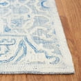 thumbnail image 3 of SAFAVIEH Trace Mia Medallion Area Rug, Blue/Ivory, 6' x 6' Square, 3 of 8