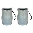 thumbnail image 1 of FCMP Outdoor Water Irrigation 45 Gallons Catalina Rain Barrel, Granite (2 Pack), 1 of 7