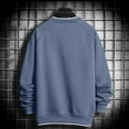 thumbnail image 3 of Zuwimk Sweatshirts For Men,Mens Urban Hop Pullover Active Urbanwear Street Fashion Crew Neck Sweatshirt Blue,XL, 3 of 4