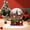 C, variant on Ranliy Christmas Snow Globe, Santa Claus 3.7 Inch Resin Snow Globe, Glitter Water Globes Decor for Holiday Decoration, Christmas Gift