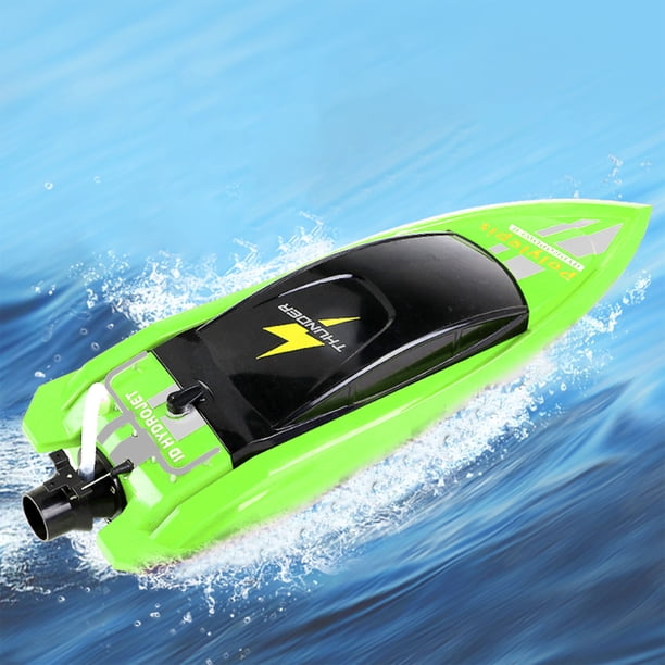 RC Boat 2.4G Fast RC Boats Modelo de remo de transmisión bidireccional para piscinas y lagos