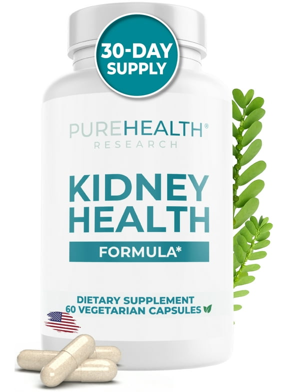 Kidney Health, Complete Kidney Cleanse Solution with Chanca Piedra by PureHealth Research