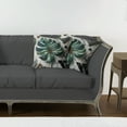 thumbnail image 7 of Ambesonne Monstera Throw Pillow Cover 2 Pack, Abstract Mid Century Art, 20", Fern Green Teal and Pale Grey, 7 of 7