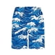 thumbnail image 4 of Pantalones de Playa Impresos de Doble Capa Respirables Pantalones de Natación de Cinco Cuartos de Cintura Elástica con Bolsillos, 4 of 6