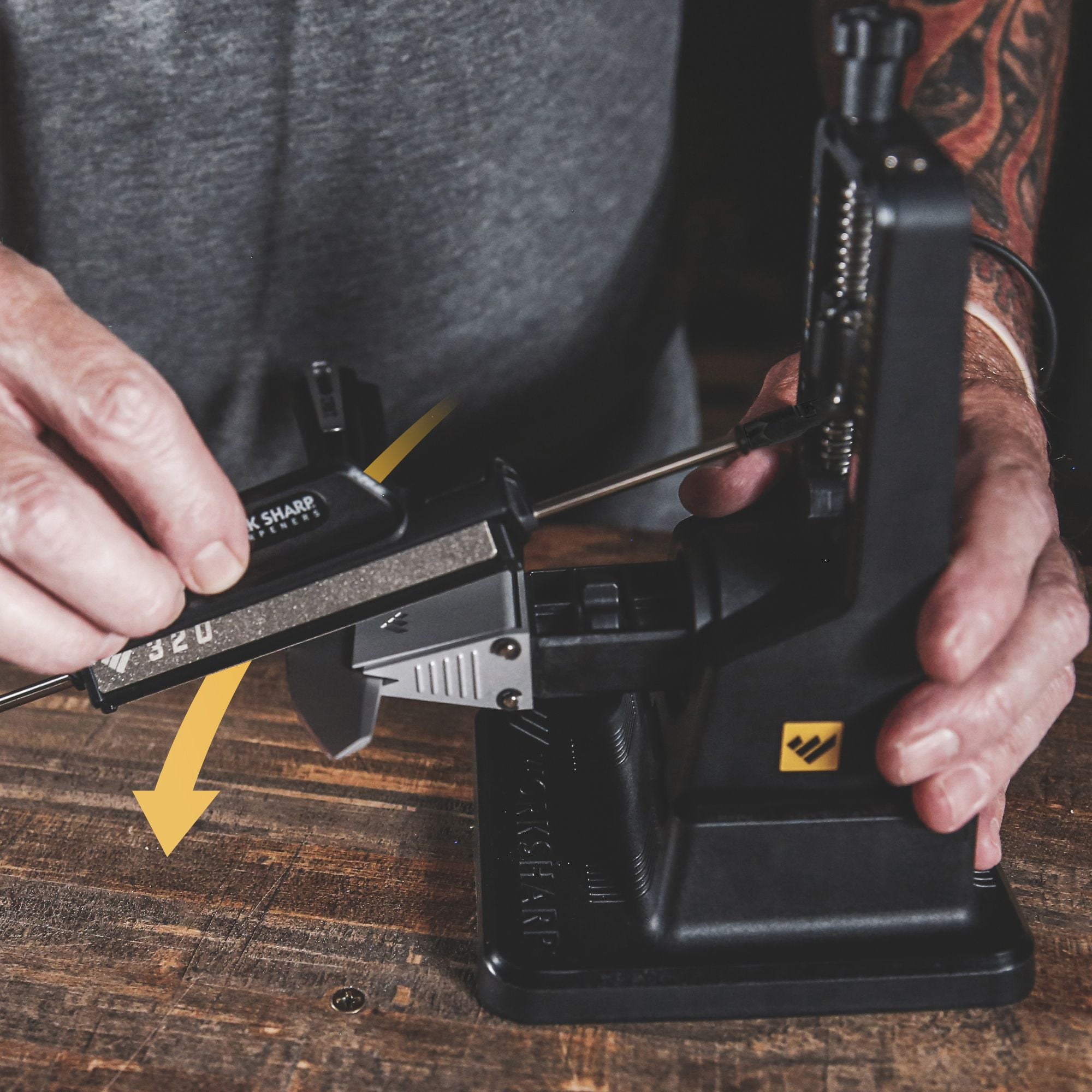 Work Sharp Precision Adjust Knife Sharpener Kit, Sharpens All Pocket and Kitchen Knives with ease & control
