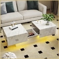 thumbnail image 4 of Space-Saving Sliding Top Coffee Table for Living Room, 57.09 Inches with Hidden Storage, 4 of 12