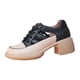 thumbnail image 3 of Sandalias de tacón para mujer perfecl con cordones Punta cerrada 37, 3 of 8