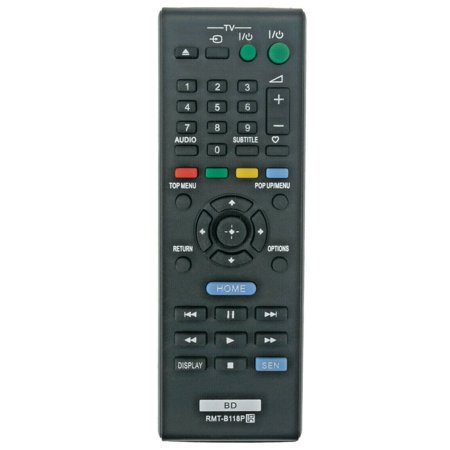 Blu-ray Remote Control RMT-B118P Replce for Sony DVD Player BDP-S186 BDP-S185