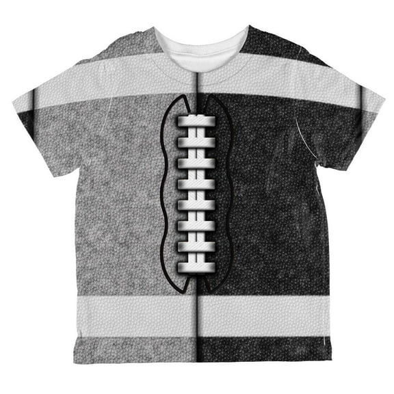 Fantasy Football Team Silver and Black All Over Toddler T Shirt Multi 6T