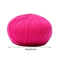 thumbnail image 4 of Clearance! Boovnll Cotton Yarn, Soft Wool Yarn for Crocheting 1.7 oz/50g Machine Washable for Knitting Hats, Sweater, Scarves, Crafts, Home Decorations, DIY Kids Toys, Yarn, 4 of 5