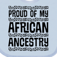 thumbnail image 4 of Inktastic Black History Proud African Ancestry Boys or Girls Baby Bib, 4 of 4