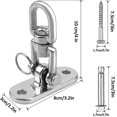 thumbnail image 5 of Heavy Duty Swing Hangers, Stainless Steel 450kg Load Swing Hooks, 5 of 5