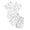 Z11 White, variant on Kids Dinosaur Coloring Two Piece Pajamas Set Short Sleeve T-Shirt And Shorts Cute Graphic Sleepwear For Spring Summer,3-4 Years