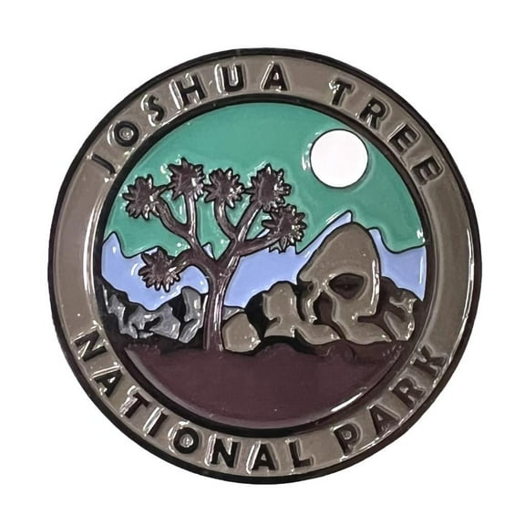 Joshua Tree National Park Collectible Magnet - Enamel Finish, 52mm