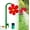 Red, variant on Lethargic Crazy Daisy Sprinkler, 360° Rotating Garden Watering for Dogs, Outdoor Yard