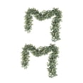 thumbnail image 2 of Guirnalda de vegetación,Guirnalda de hojas verdes artificiales,Guirnalda de eucalipto artificial con plantas colgantes,Guirnalda de hojas de eucalipto falsas para adorno de primavera,Mesa de, 2 of 9