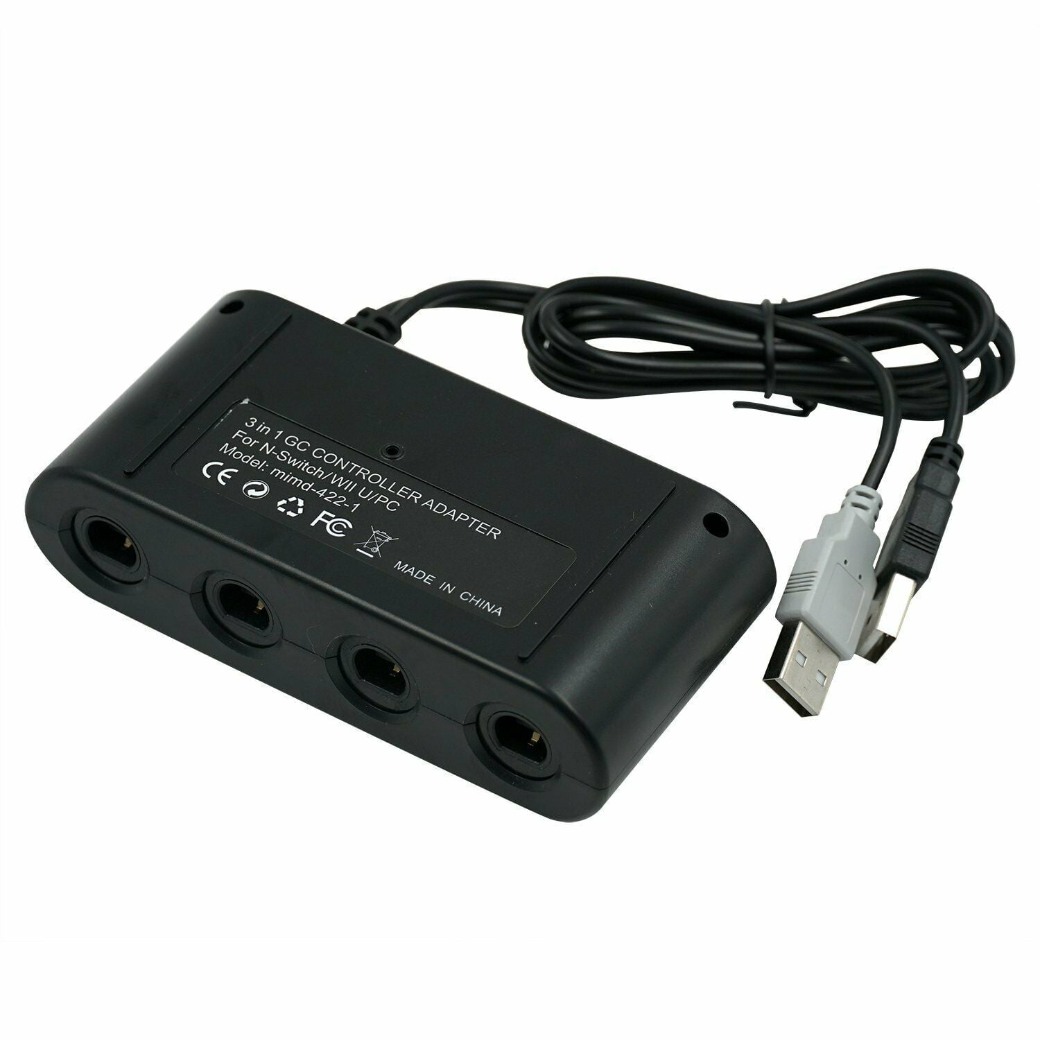 adaptateur manette GameCube 4 ports pour Nintendo Wii U/PC USB/Switch