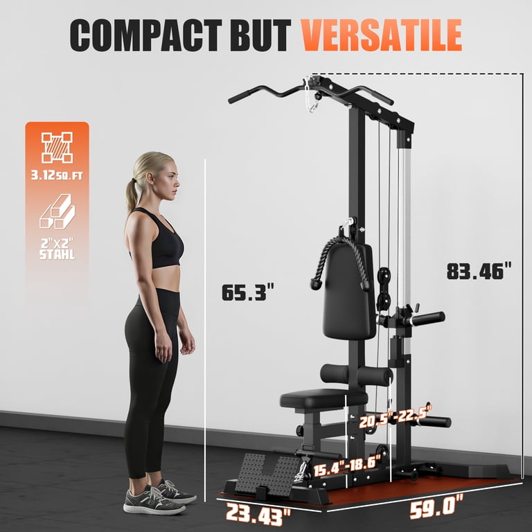 MITONOS 3-in-1 LAT Pulldown Machine, 730Lb Capacity photo 2