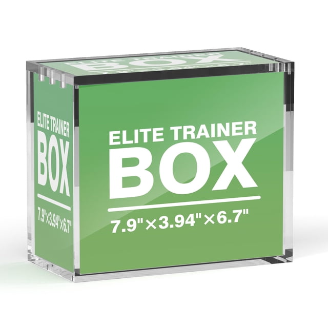 Caja de exhibición acrílica TCGENITH Elite Trainer Box 20 x 10 x 17 cm