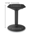 thumbnail image 3 of Learniture Adjustable-Height Active Motion Stool with Circular Seat - Flexible Seating for Classroom, Office or Home Black, 3 of 7