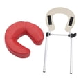 thumbnail image 4 of lionlar Table de Massage Berceau pour le Visage avec Oreiller Coussin Support Support SPA Ajustable Rouge Foncé, 4 of 9