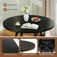 thumbnail image 4 of Gymax 47 Inch Dining Table w/8 Metal Supporting Legs & Cross Base for Dining Room, 4 of 10