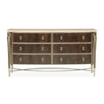 thumbnail image 2 of Michael Amini Villa Cherie Wood & Marble Dresser in Hazelnut Brown, 2 of 10