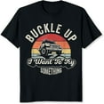 thumbnail image 2 of 100% Cotton Buckle Up I Want To Try Something Jeep Vintage Sunset Graphic T-Shirt, 2 of 5