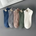 thumbnail image 2 of TELOLY 5Pairs Mens Ankle Socks9-13Mens Ankle Socks Size 9-11 Men's Socks ,Colormixing1, 2 of 7
