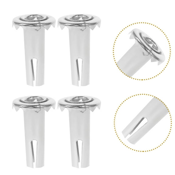 MERRYHAPY Metal Caster Socket Set, Finish, Design, 8 Pieces for Furniture Wheels Replacement