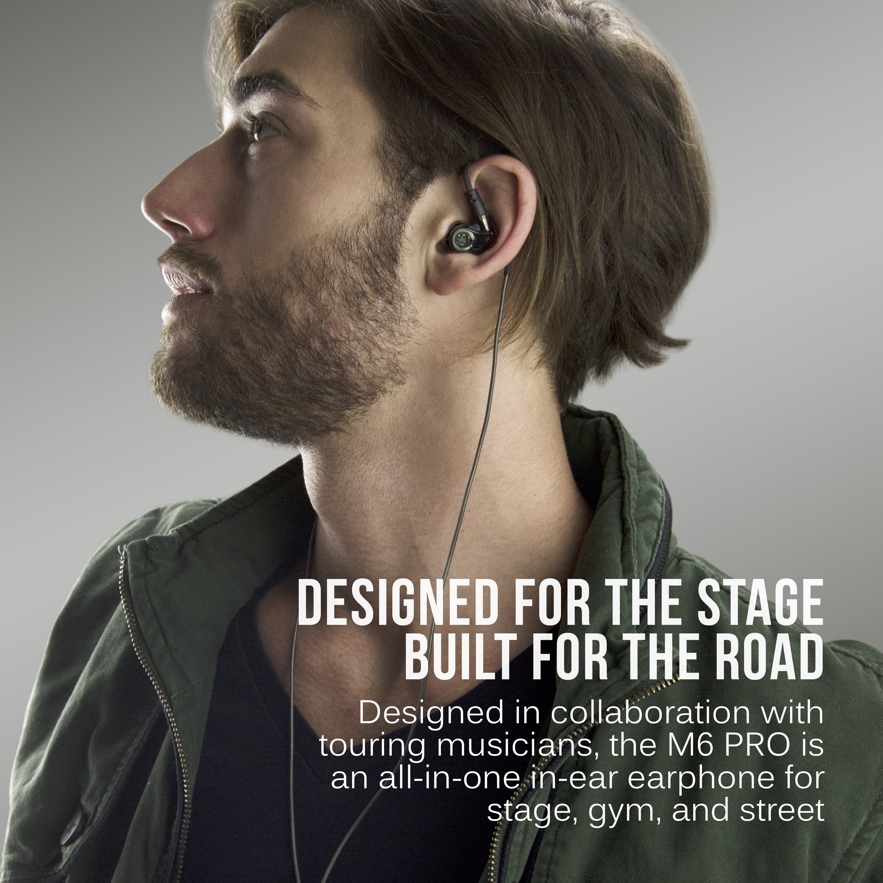 MEE audio M6 PRO In Ear Monitor Headphones for Musicians, 2nd Gen Model With Upgraded Sound, 2 Cords