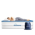 thumbnail image 1 of Colchón de aire de lujo SoundAsleep Dream Series con tecnología ComfortCoil y bomba de alta capacidad incorporada para el hogar y el campamento - Doble altura, ajustable, inflable, portátil - Tamaño Q, 1 of 5