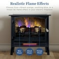 thumbnail image 5 of Country Living Infrared Freestanding Electric Fireplace Stove Heater in Black | Provides Supplemental Zone Heat with Remote and WiFi, 5 of 10